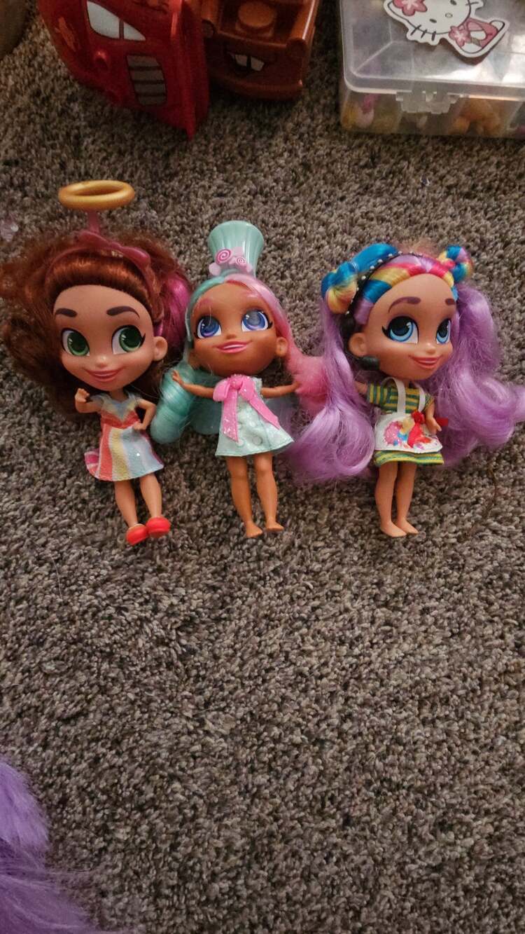 Hairdorables - Bouncy Brit (Series 1) - Dee Dee-licious (Series 1) - Rayne Bow (